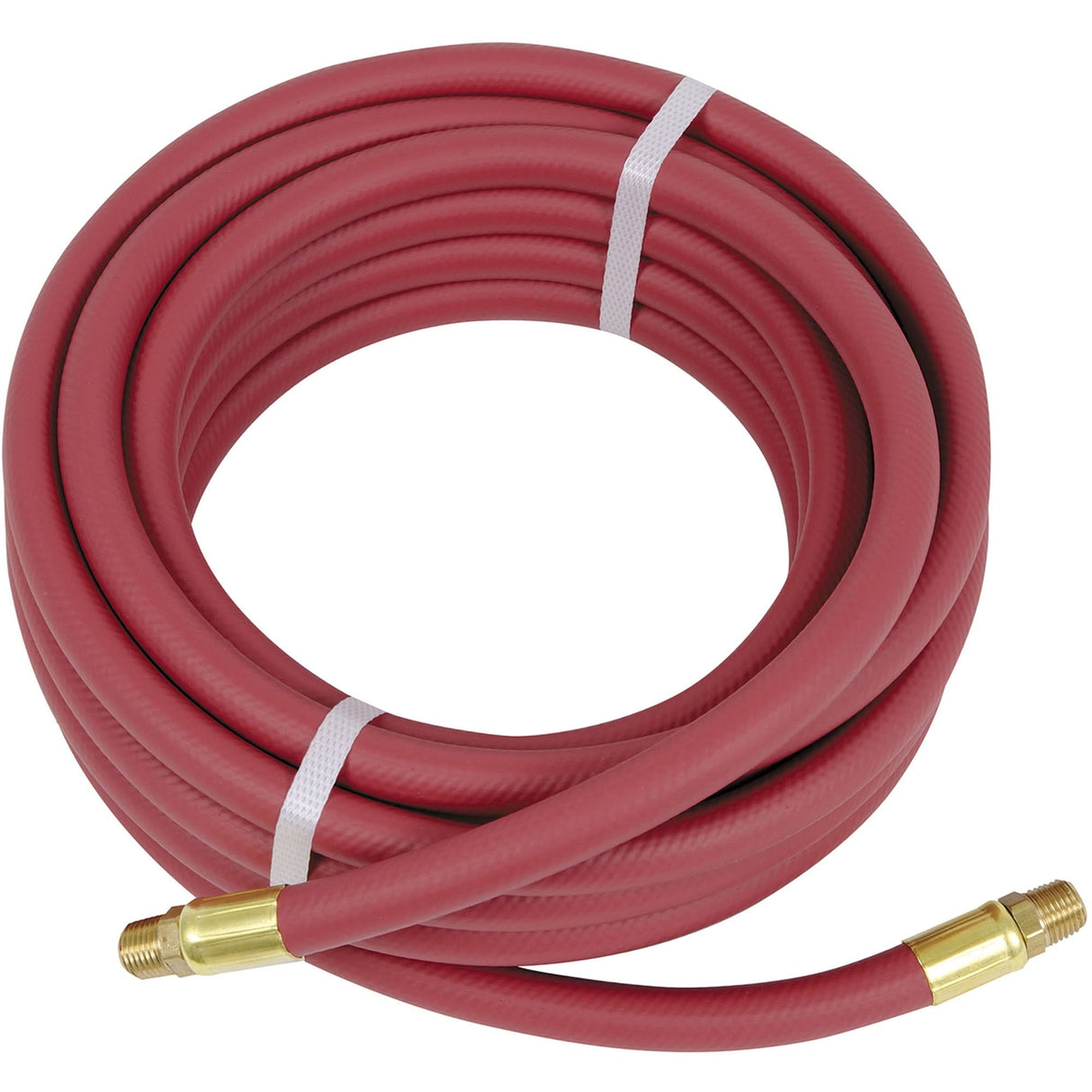 Heavy-Duty Air Hose, Air, PVC, 3/8" dia. x 25', 300 psi, 3/8" NPT