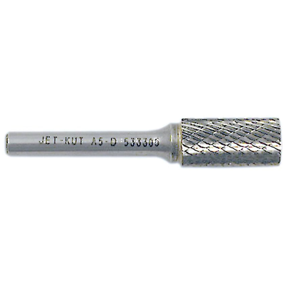 JET-KUT® Cylindrical Shape Burr, 1/2" Dia., 1/4" Shank, 1" Depth of Cut
