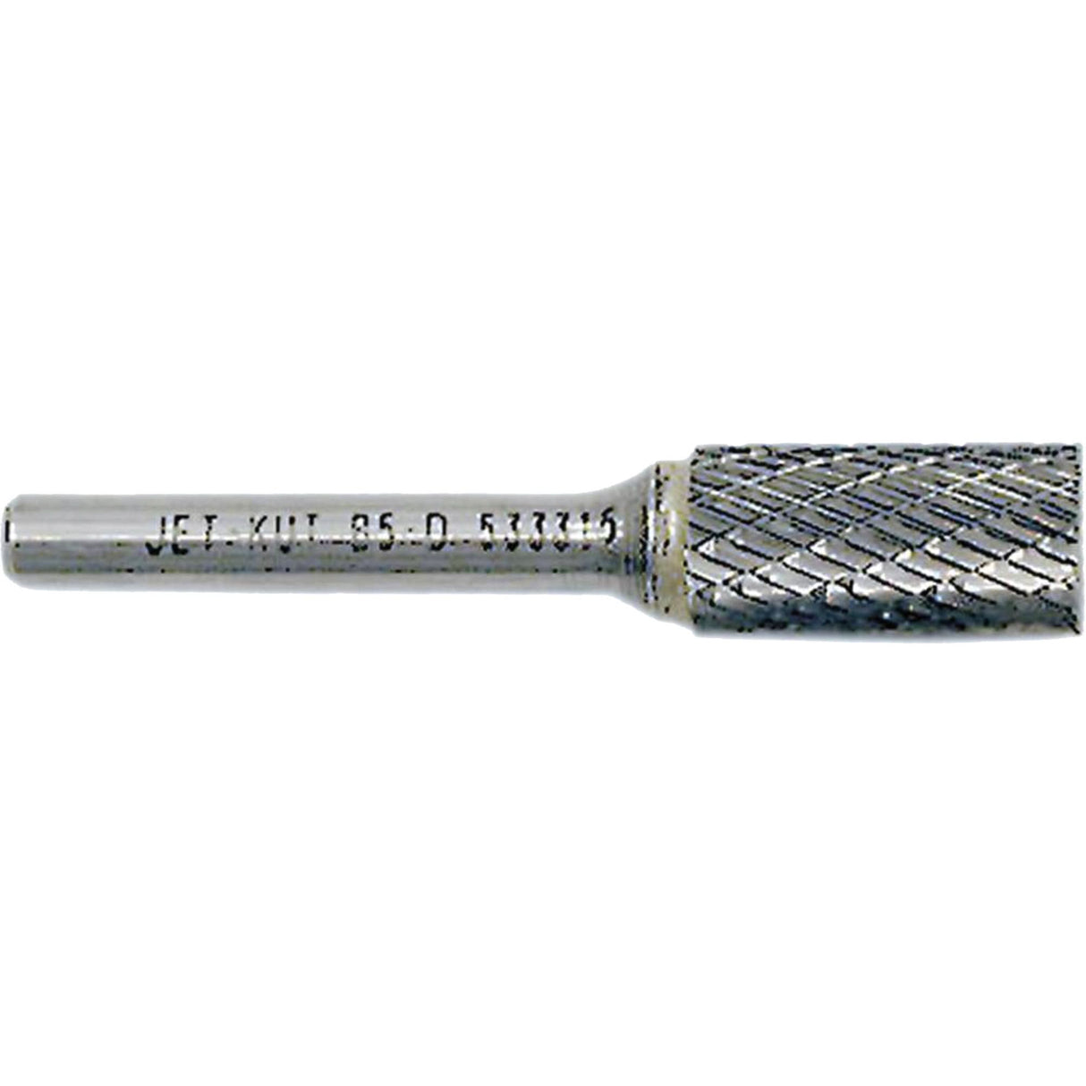 End-Cut Cylindrical Burr, 5/8" Dia., 1/4" Shank, 1" Depth of Cut