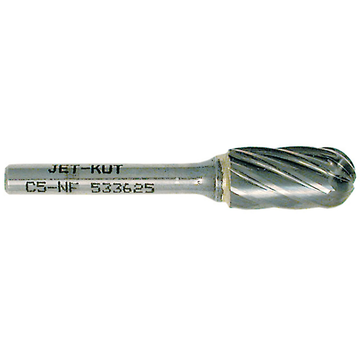 C5-NF JET-KUT® Ball Nose Shape Bur for Aluminum/Non-ferrous Materials, 1/2" Dia.