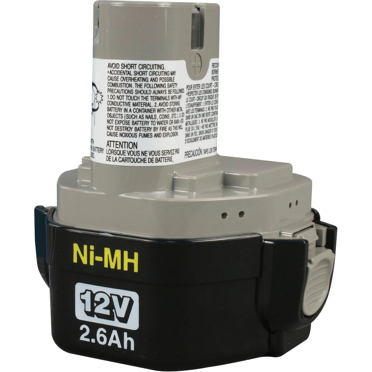 Pod-Style Battery, Ni-MH, 12 V, 2.6 A