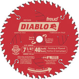 Contractor Saw Blade - Finishing Saw Blades, 7-1/4", 40 Teeth, Wood Use
