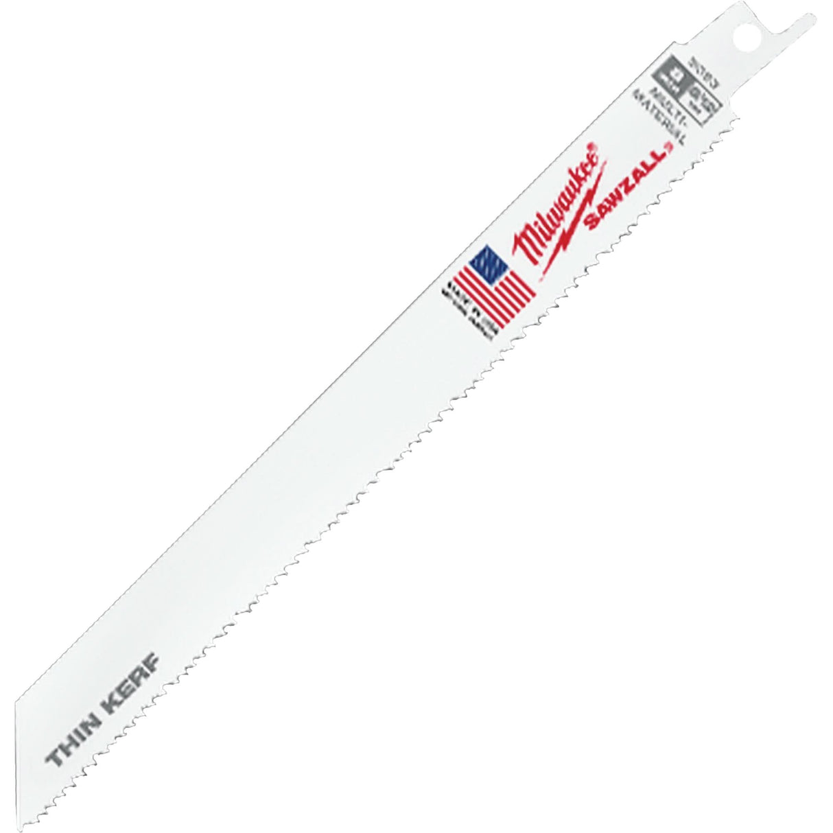 Sawzall® Reciprocating Saw Blade, Bi-Metal, 8-1/2 TPI, 8" L x 3/4" W