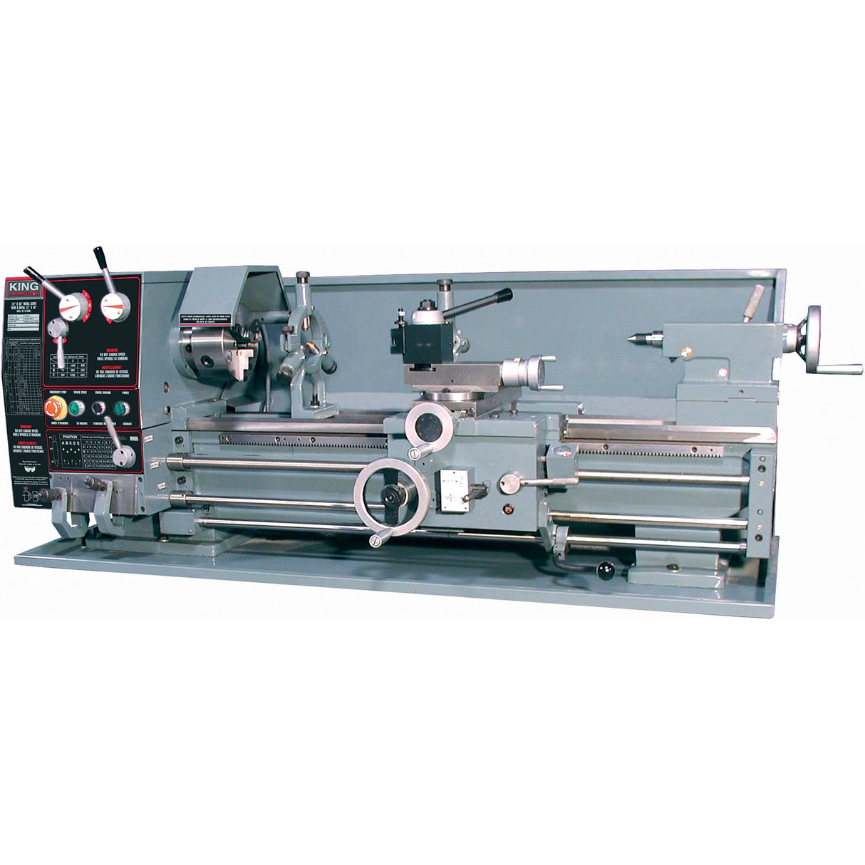 Gearhead Metal Lathes, 65" L x 28" W x 28" H