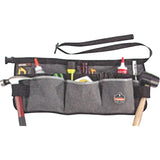 13-Pocket Waist Aprons, Canvas, Grey