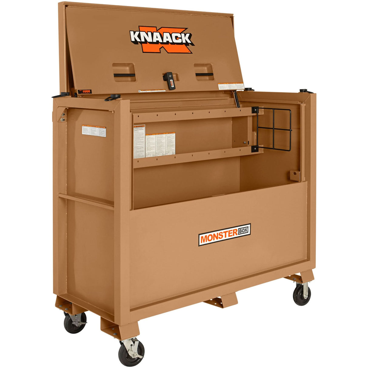 Monster Box™ Piano Box, 66" W x 30" D x 54-1/2" H, Beige