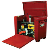 High-Capacity Drop-Front Chest, 60" x 31" x 45", Steel, Red