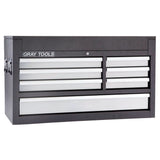 Top Chest - 7 Drawers, 41-1/2" W, 7 Drawers, Black