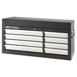Top Chest - 8 Drawers, 41-1/2" W, 8 Drawers, Black