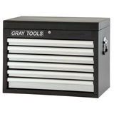 Top Chest - 6 Drawers, 26" W, 6 Drawers, Black