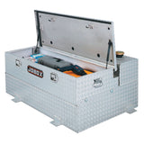 Aluminum Fuel Transfer Tank & Chest, Aluminum, 74 gal. Capacity, Silver
