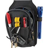 Small Tool Pouch, Multiple Tool Holder, Polyester, 9 Pockets