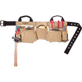 Carpenter's Tool Belt, Leather, Tan