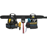 Electrician's Tool Belt, Polyester, Black