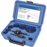 Premium Electrician's Holesaw Kit, 8 Pieces