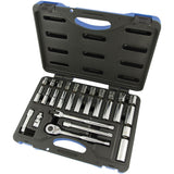 SW3830M-6 Metric Socket Wrench Set, 30 Pcs, 3/8" Drive Size, Deep