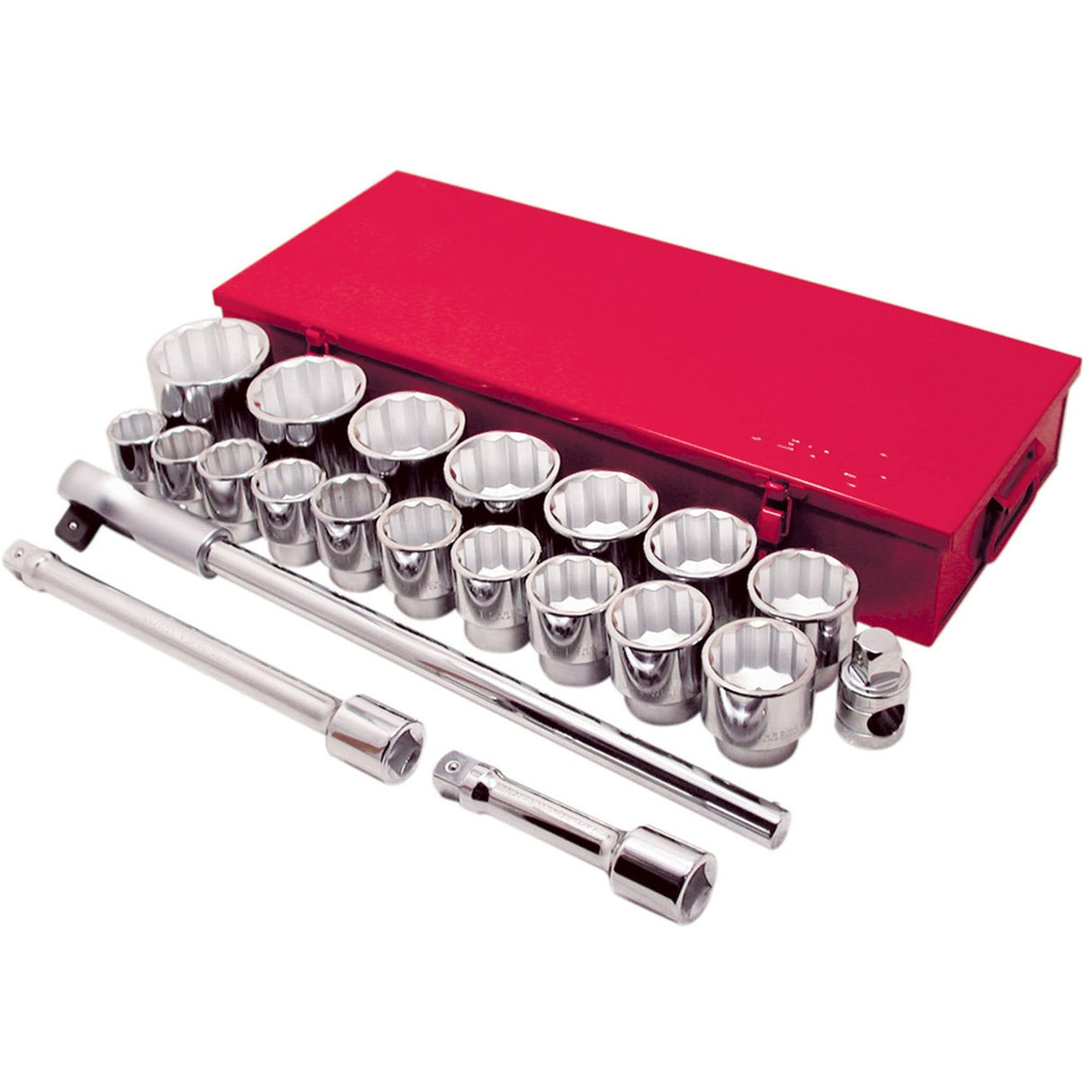SW1021 SAE Socket Wrench Set, 21 Pcs, 1" Drive Size