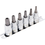 SS386TB Tamperproof Bit Socket Set, Torx® Tamper, 3/8" Drive, 6 Pcs