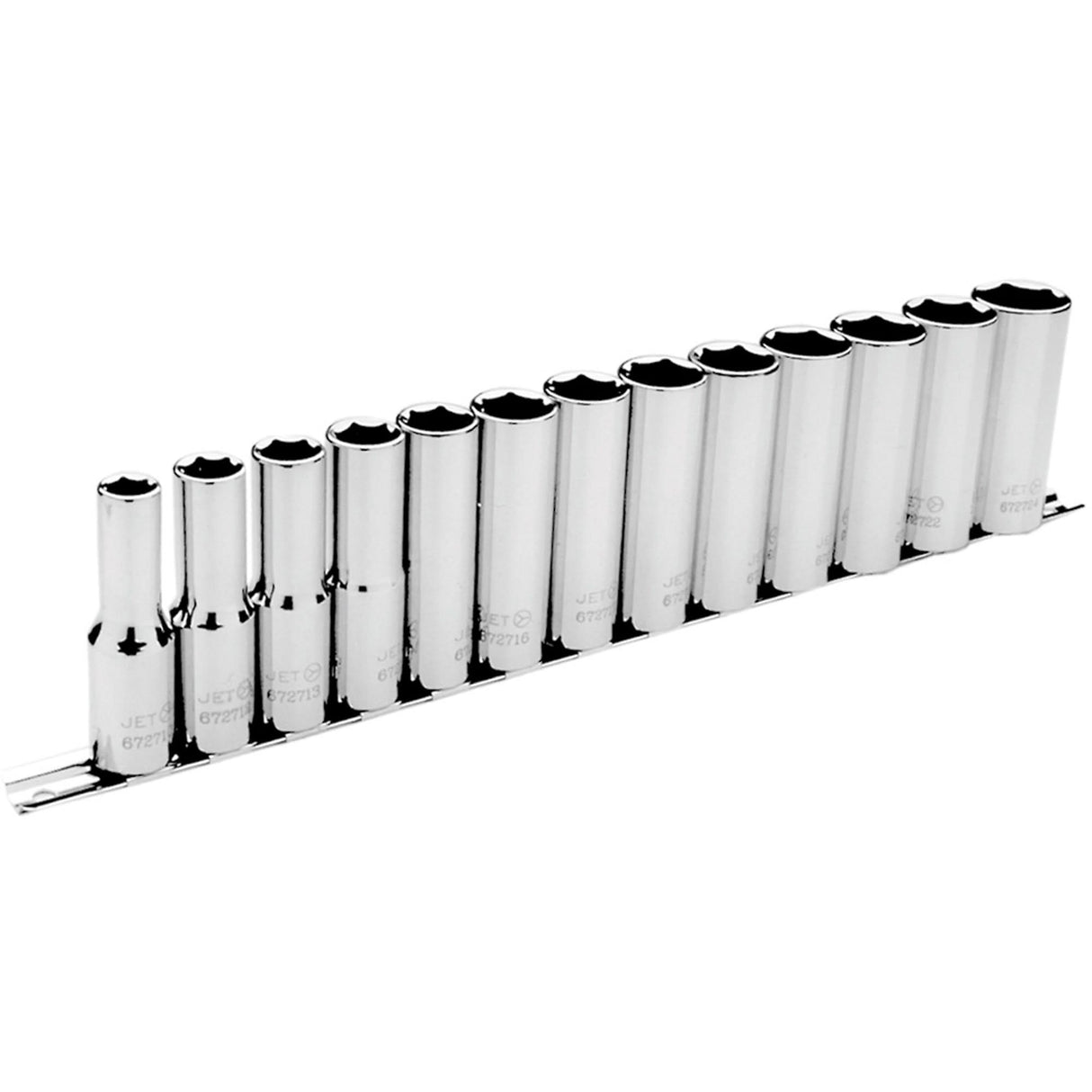 SS1213DM-6 6-Point Metric Socket Set, 13 Pcs, Impact, 1/2" Drive Size, Deep