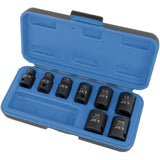 PS838 Socket Set, 8 Pcs, Impact, 3/8" Drive Size, Deep
