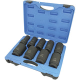 PS901D 6-Point SAE Socket Set, 9 Pcs, Impact, 1" Drive Size, Deep