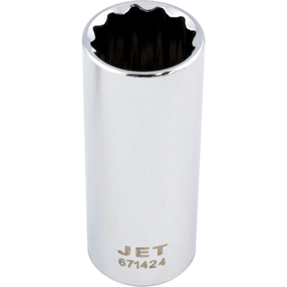 Chrome Socket, 3/4", 3/8" Drive, 12 Points, Deep