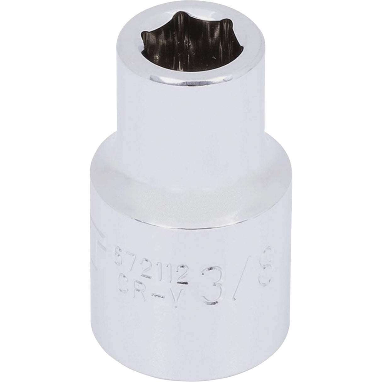 Chrome Socket, 3/8", 1/2" Drive, 6 Points