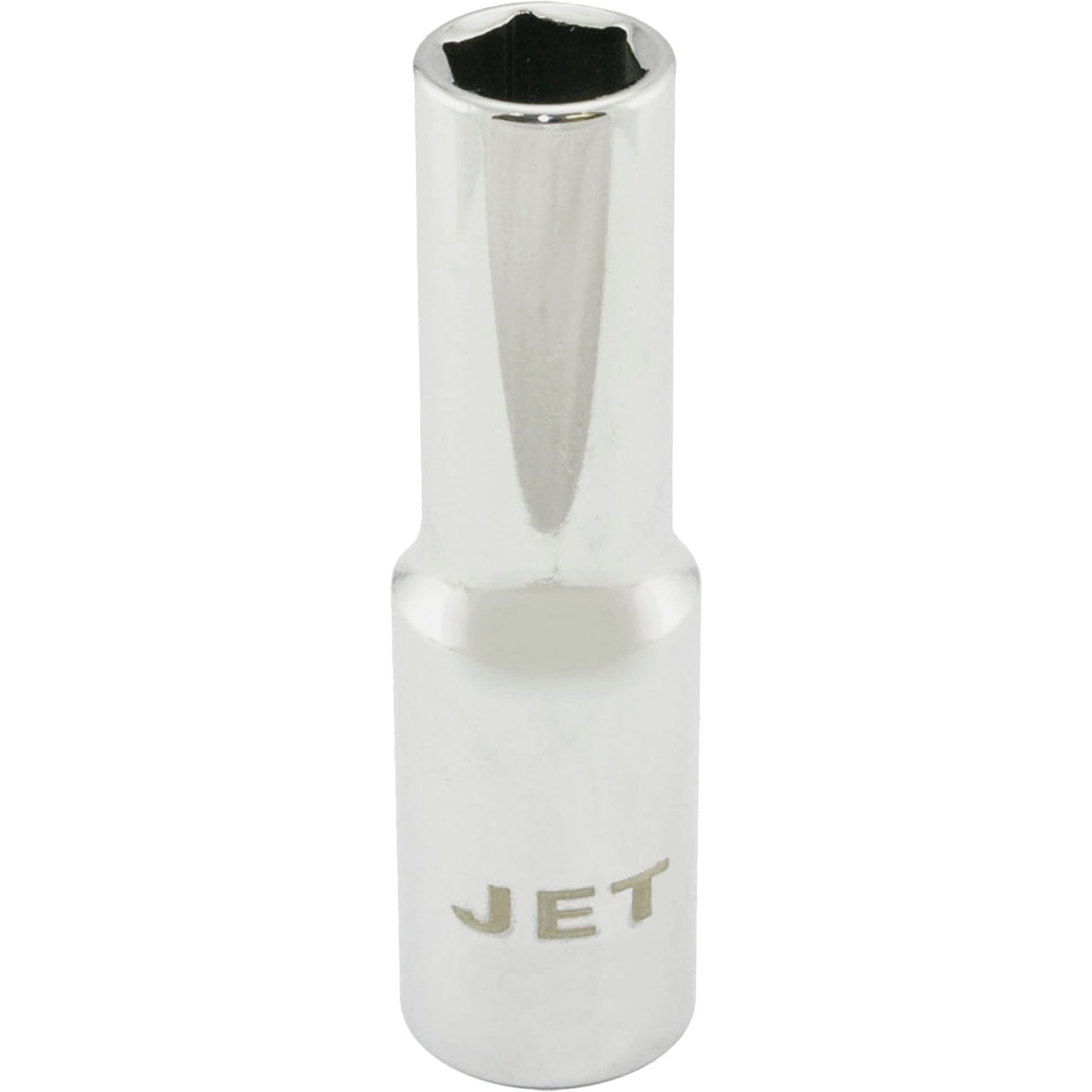 Chrome Socket, 10 mm, 1/2" Drive, 6 Points, Deep