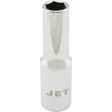 Chrome Socket, 10 mm, 1/2" Drive, 6 Points, Deep