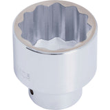 Chrome Socket, 1-13/16", 3/4" Drive, 12 Points