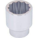 Chrome Socket, 1-3/4", 1" Drive, 12 Points