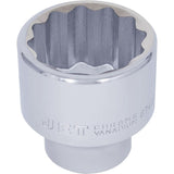 Chrome Socket, 2-3/8", 1" Drive, 12 Points