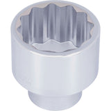Chrome Socket, 3-1/8", 1" Drive, 12 Points