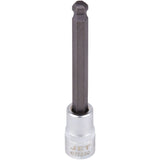 Bit Socket, Hex Ball, 5/16" x 4" L, 3/8" Drive