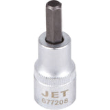 Long Hex Bit Socket, Hex, 8 mm x 3/8" Drive