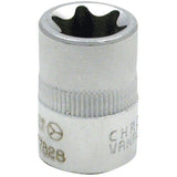 External Torx® Socket, E6, 3/8" Drive