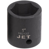 Socket, Impact, 1", 1/2" Drive, 6 Points