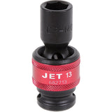 Universal Socket, Impact, 13 mm, 1/2" Drive, 6 Points