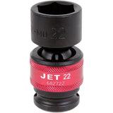 Universal Socket, Impact, 22 mm, 1/2" Drive, 6 Points