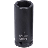 Socket, Impact, 1", 3/4" Drive, 6 Points, Deep