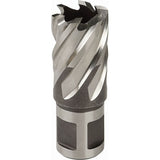Annular Cutter, 2-1/16" Diameter, High Speed Steel, 3" Depth of Cut, 3/4" Shank