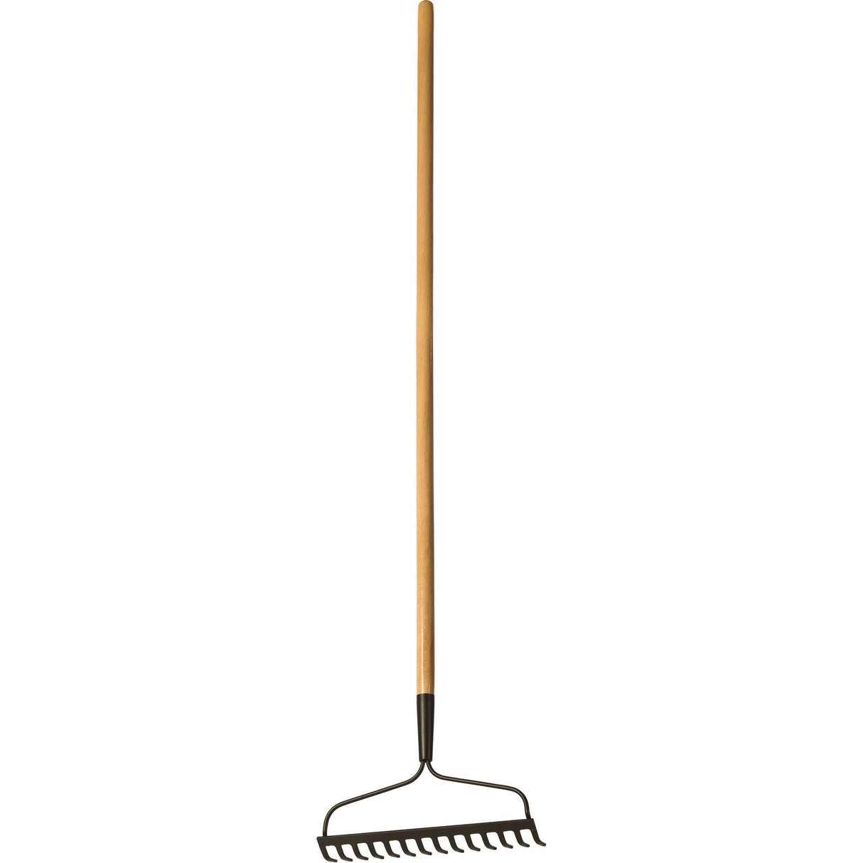 Bow Rake, Wood Handle, 51" L, 14" Blade, 14 Tines