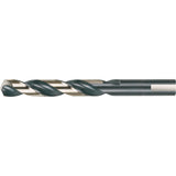 Split Point Jobber Drills with 3-Flat Shank, High Speed Steel, 9/32", 4-1/4" L, 2-15/16" Flute, 135° Point Angle