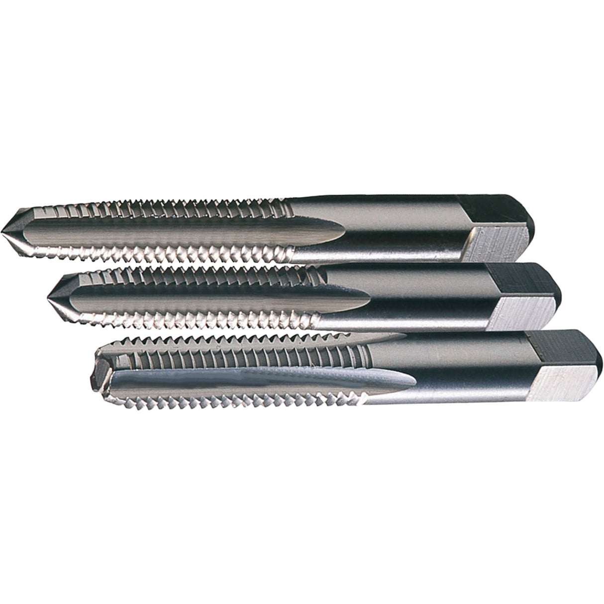 Hand Taps, HSS, Bright Finish, High Speed Steel, 1/4"-28 Thread