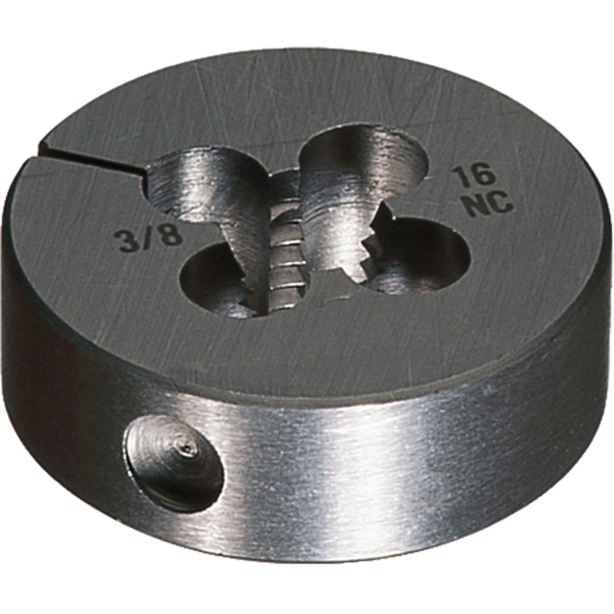 Round Adjustable Die, Bright Finish, M14 X 2 Thread, High Speed Steel