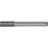 Solid Carbide Burrs - Cylinder Shape with End Cut, SB-5, 1/2" Dia., 1/4" Shank, 1" Depth of Cut