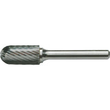 Solid Carbide Burrs - Cylinder Shape with Ball Nose, SC-41, 3/32" Dia., 7/16" Depth of Cut
