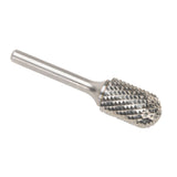 Solid Carbide Burrs - Cylinder Shape with Ball Nose, SC-6, 3/5" Dia., 25.4 mm Depth of Cut