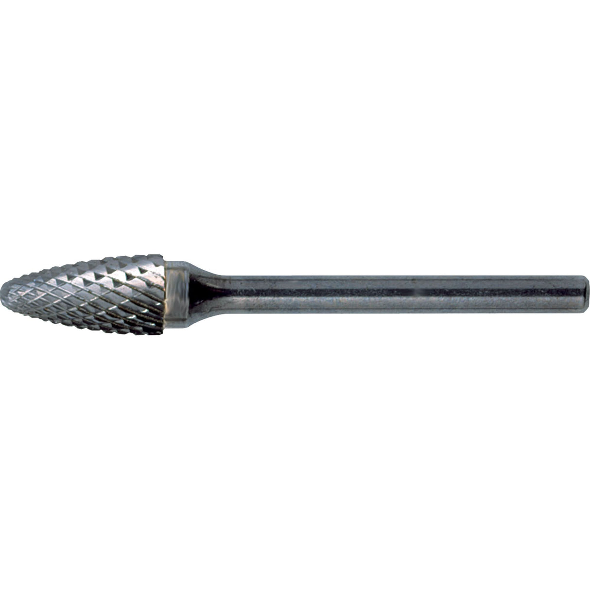 Solid Carbide Burrs - Tree Shape with Ball Nose, SF-1, 1/4" Dia., 5/8" Depth of Cut