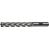 Single End Centre Cutting Square End Finishers , 0.4062" Dia., 4 Flutes, Cobalt
